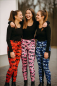 Preview: Reitleggings "Camouflage red" mit High Grip